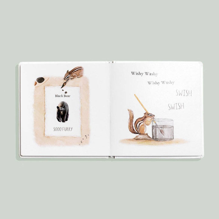 WISHY WASHY || A BOARD BOOK OF FIRST WORDS AND COLORS
