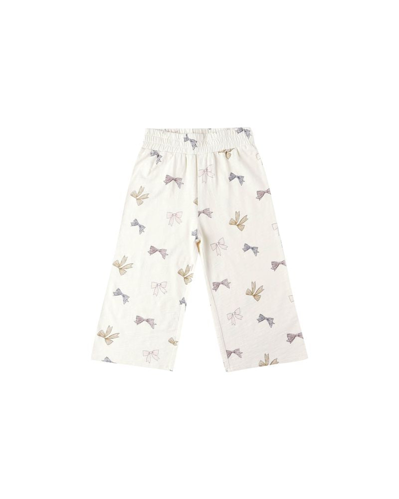 WIDE LEG PANT || BOWS