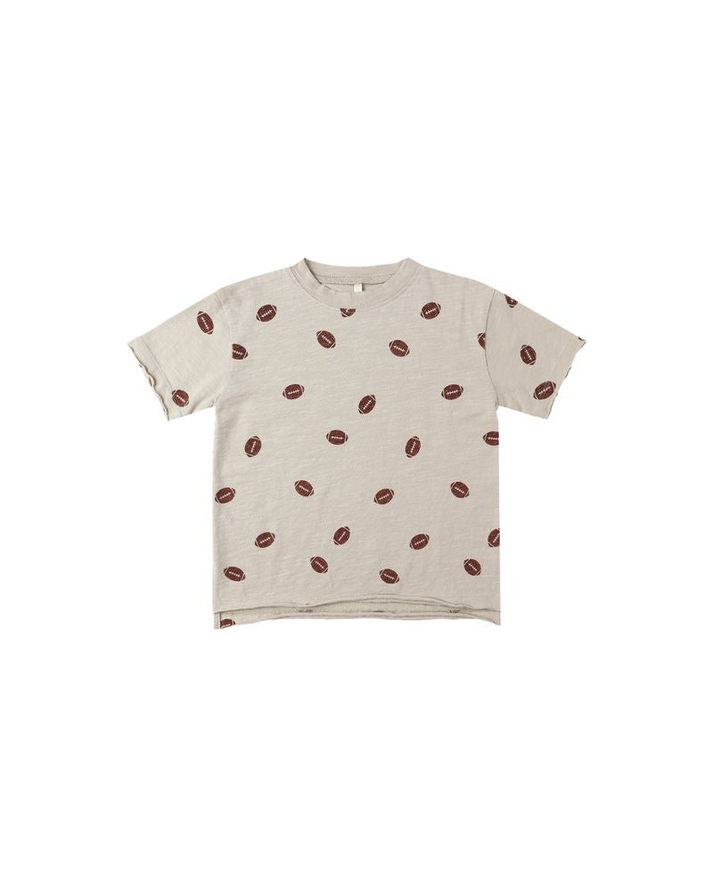RAW EDGE TEE || FOOTBALLS