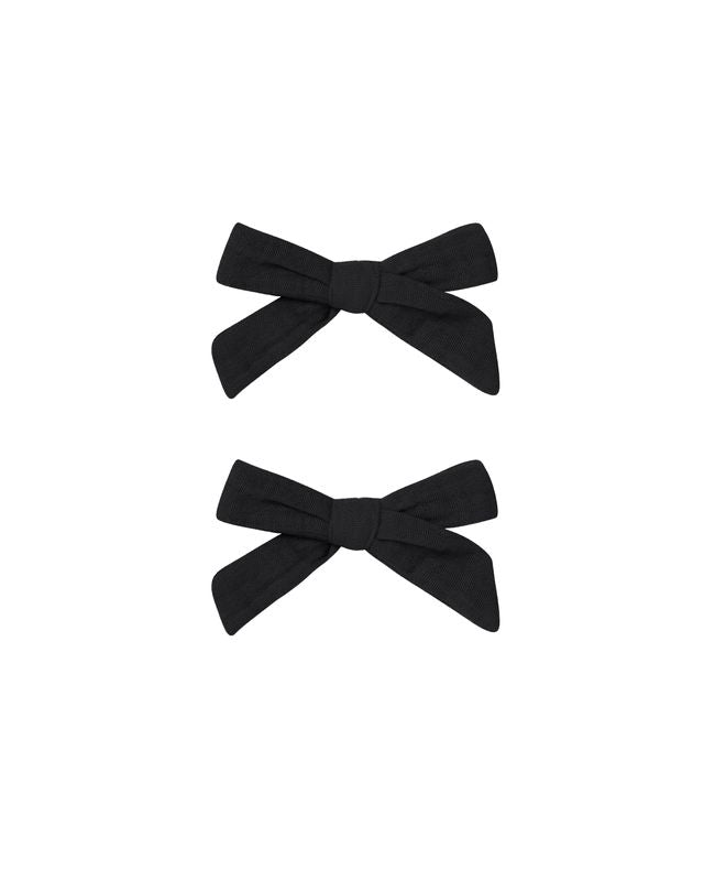 BOWS, SET OF 2 || BLACK