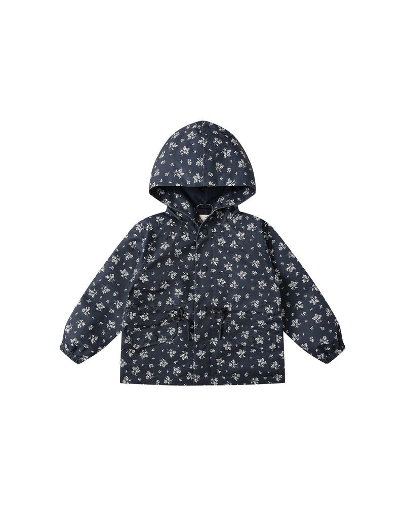 RAINCOAT || BLUE FLORAL