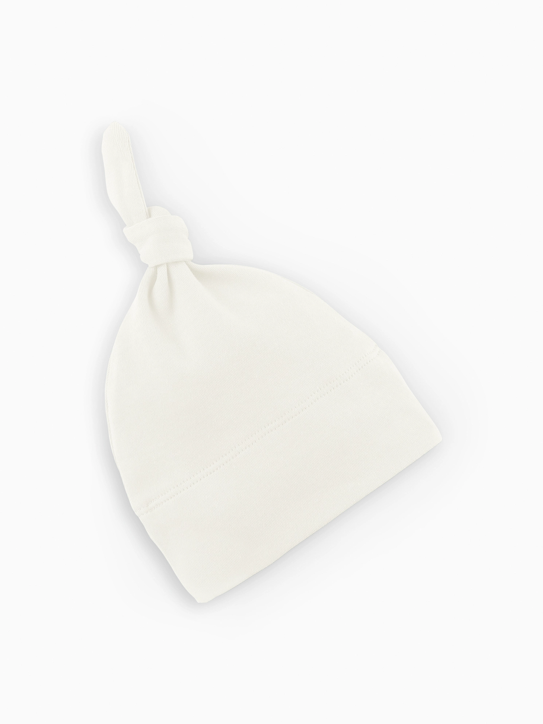 ORGANIC KNOTTED HAT || IVORY
