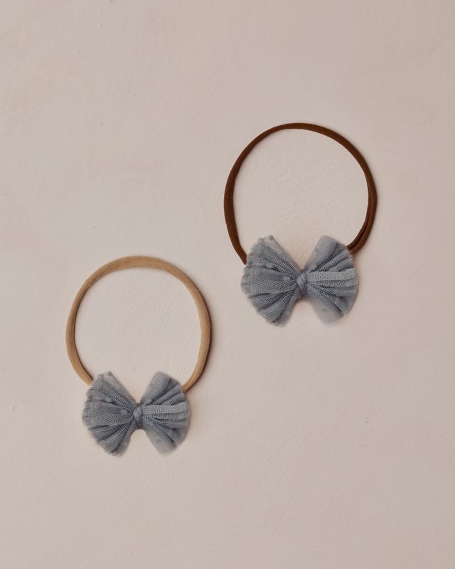FLUTTER TULLE HEADBAND || FRENCH BLUE