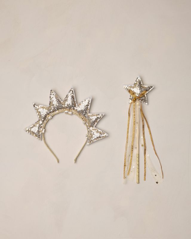 SUN CROWN + WAND || GOLD
