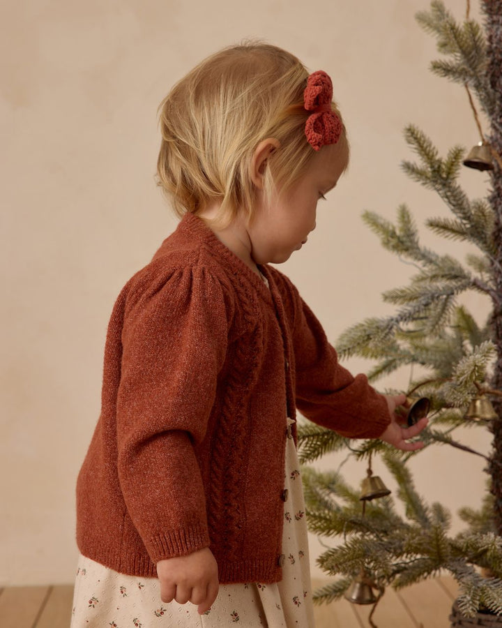 HOLLY CARDIGAN || CRANBERRY