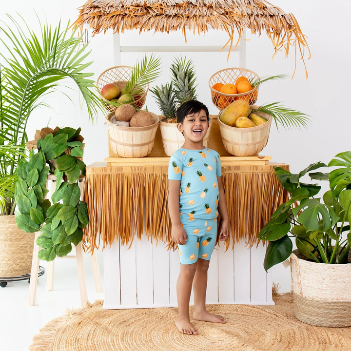 SHORT SLEEVE PAJAMAS || PINEAPPLE