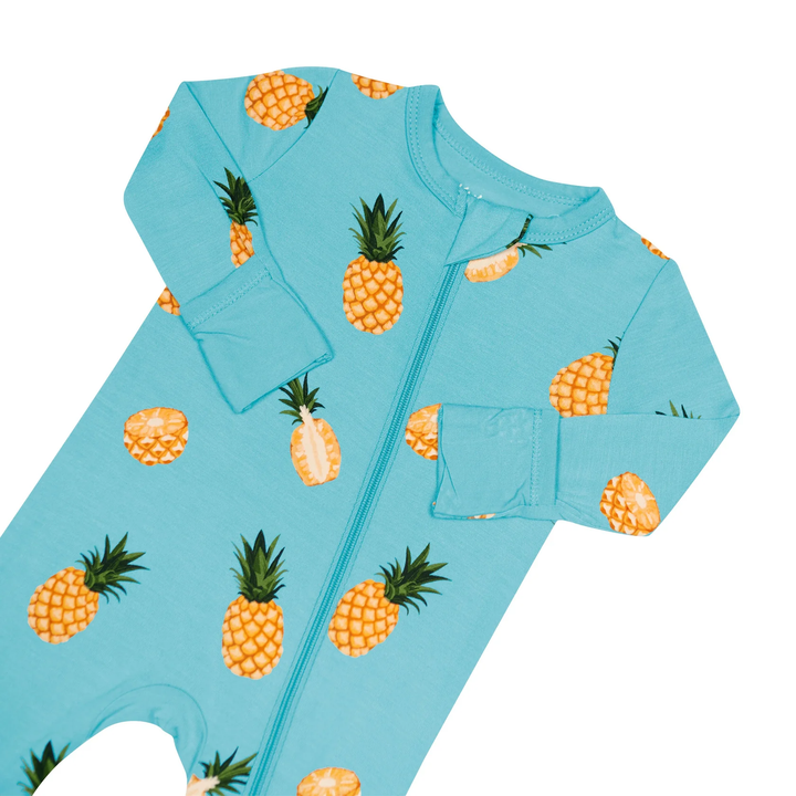 ZIPPERED ROMPER || PINEAPPLE