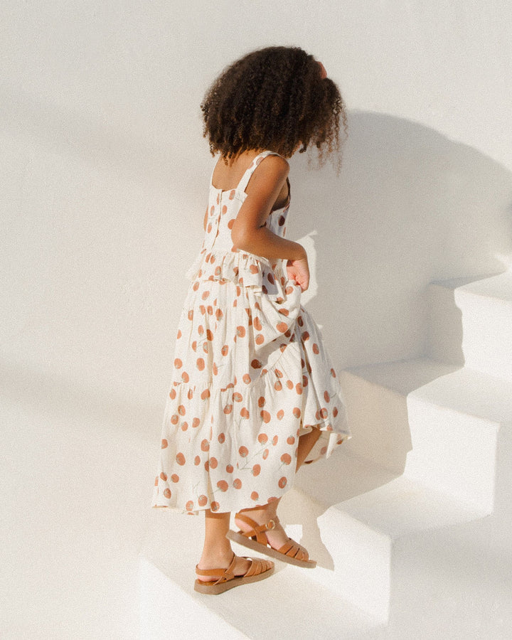 TIERED MIDI SKIRT || TOMATOES