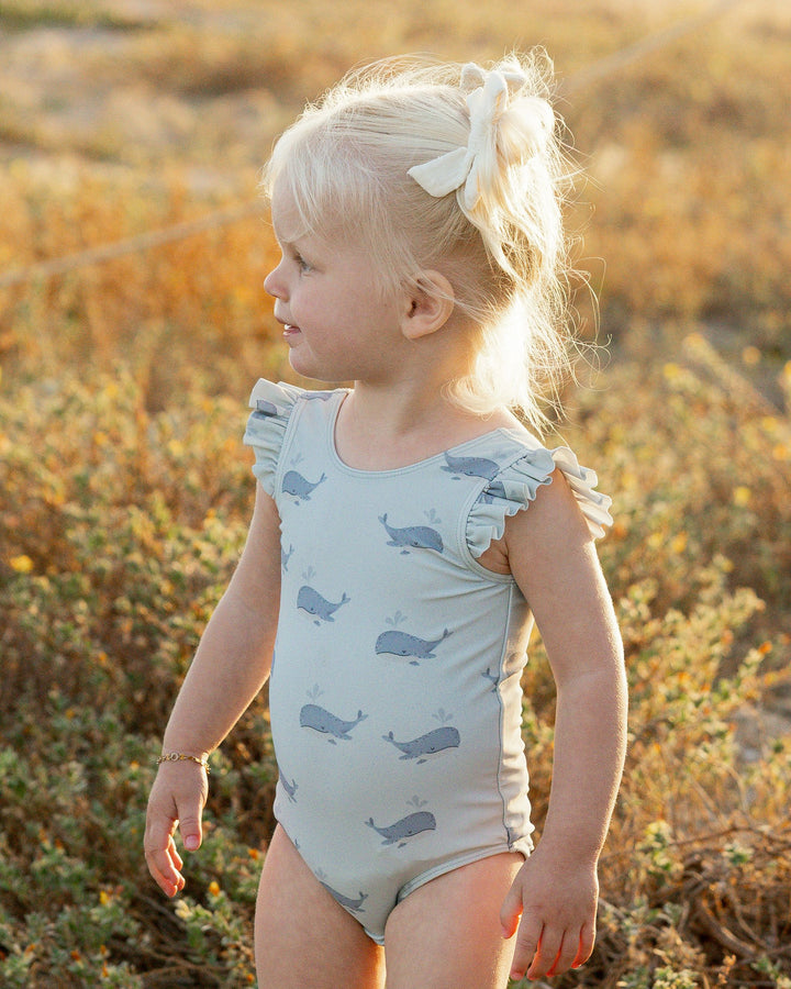SCOOP BACK ONEPIECE || WHALES