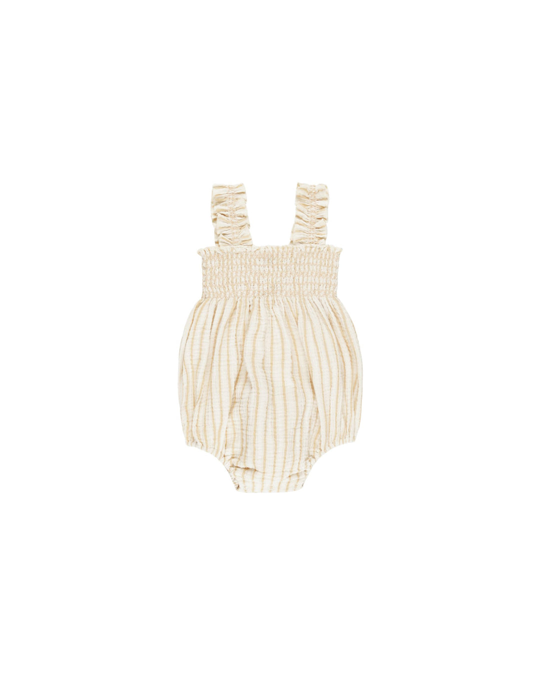 JULIA ROMPER || MARIGOLD STRIPE