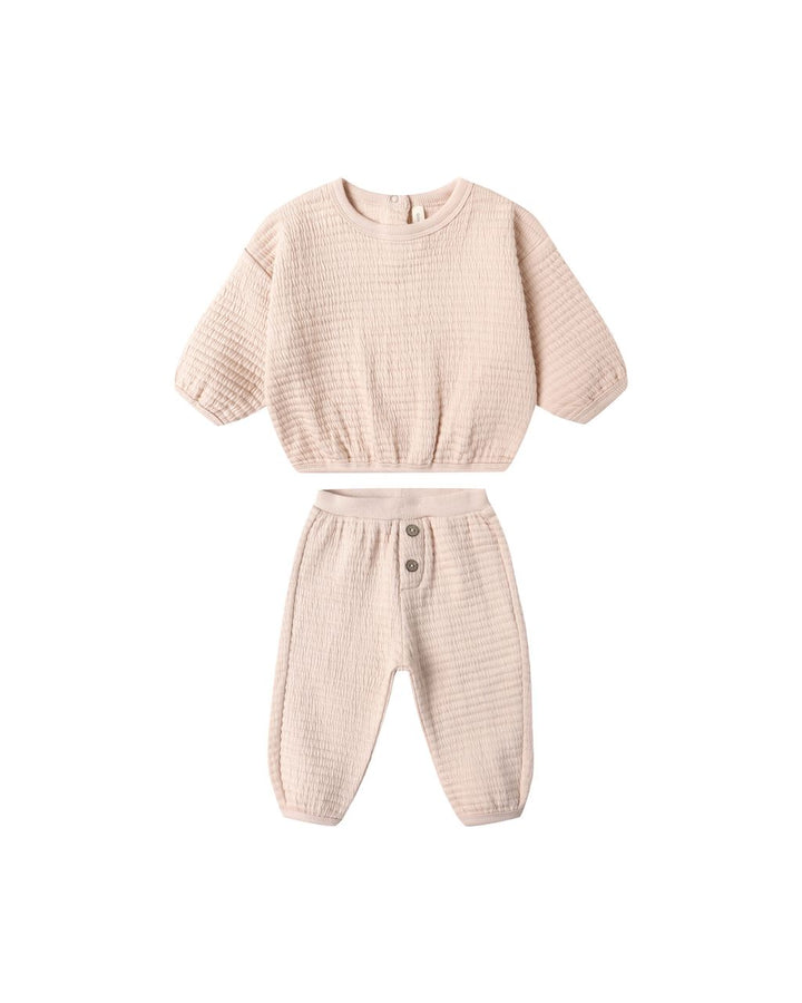 TEXTURED SWEAT SET || ANTIQUE