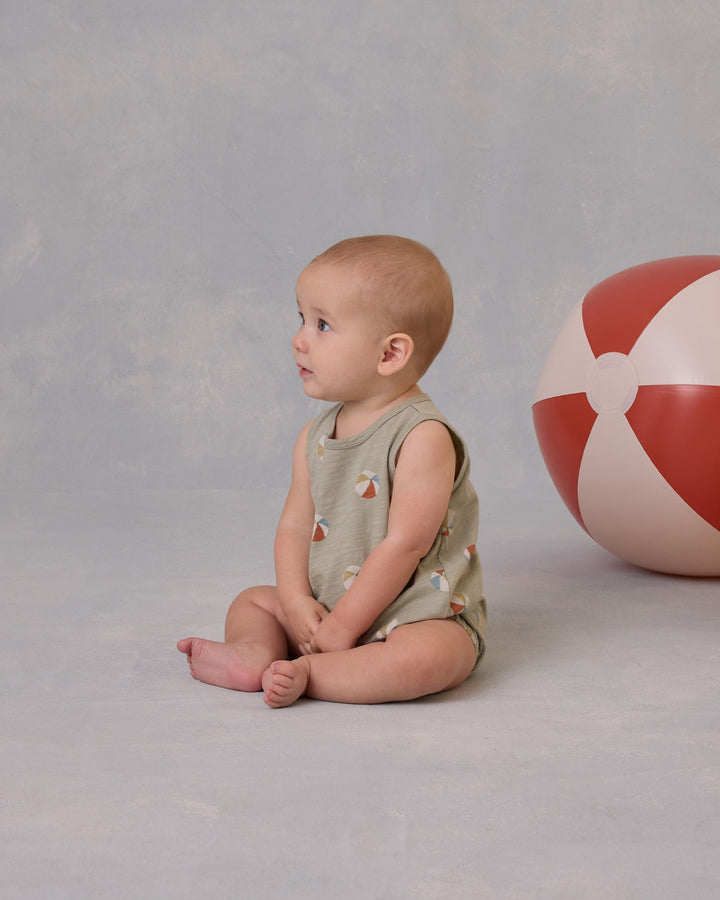 BUBBLE ONESIE || BEACH BALLS
