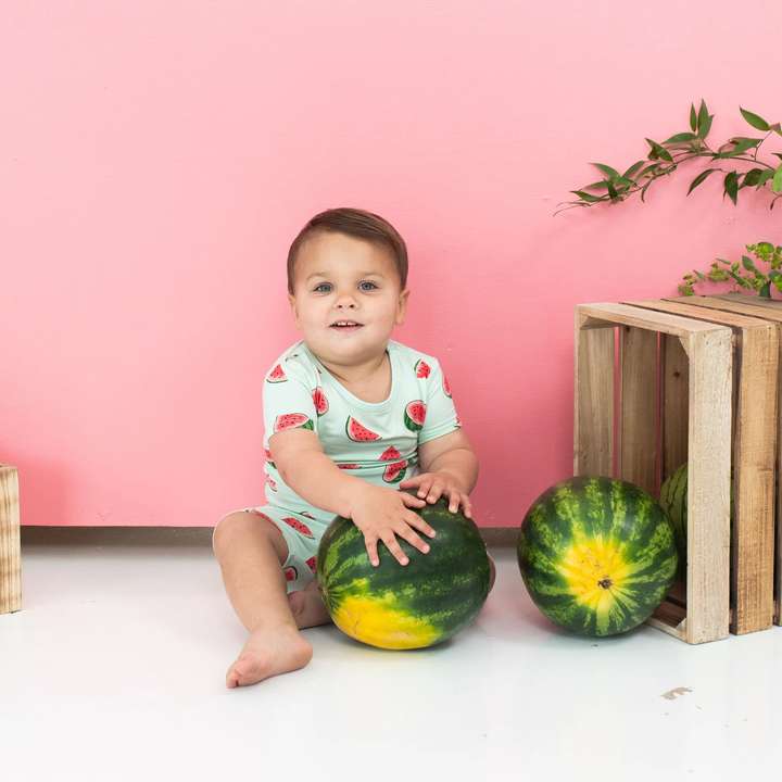 SHORT SLEEVE PAJAMAS || WATERMELON