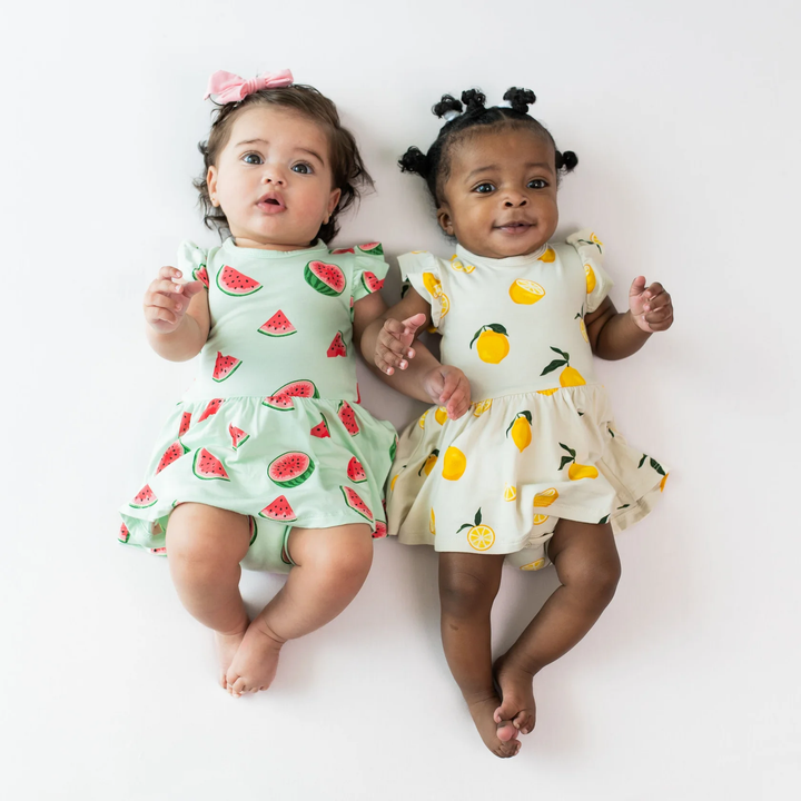 TWIRL BODYSUIT DRESS || WATERMELON