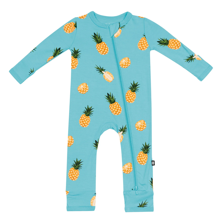 ZIPPERED ROMPER || PINEAPPLE