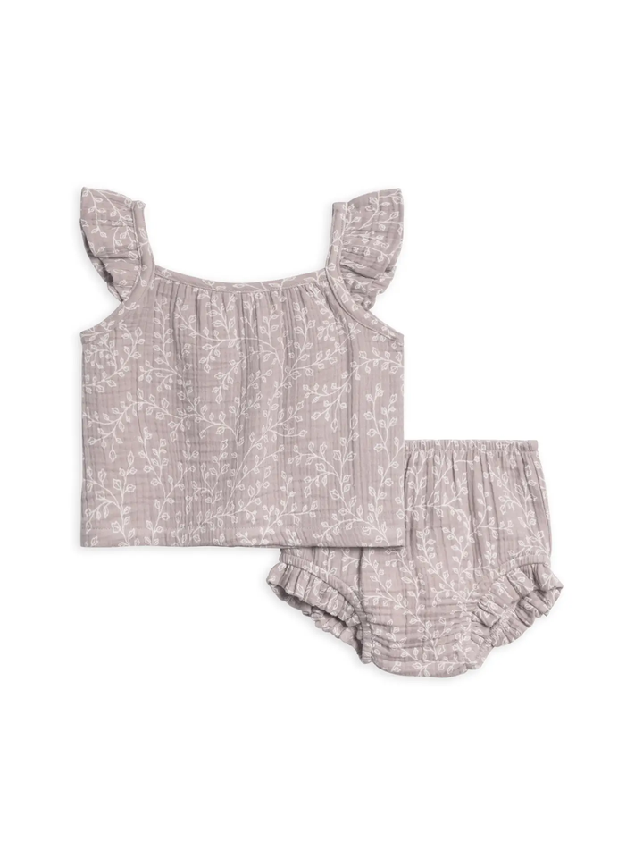 ORGANIC SUKI MUSLIN TANK SET || LUCIA FLORAL