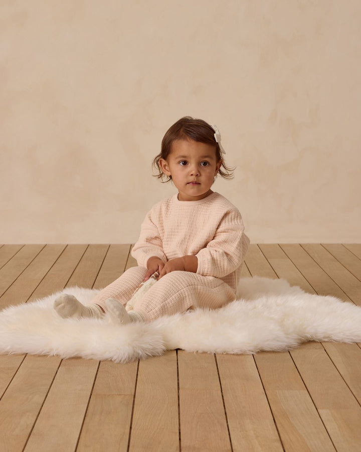 TEXTURED SWEAT SET || ANTIQUE