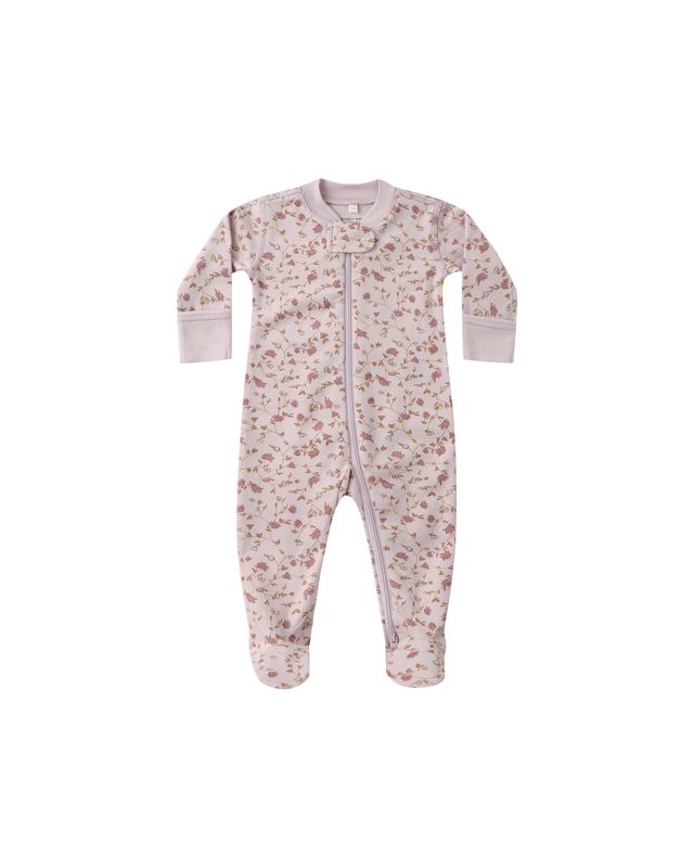ZIP LONG SLEEVE SLEEPER FOOTIE || GARDEN