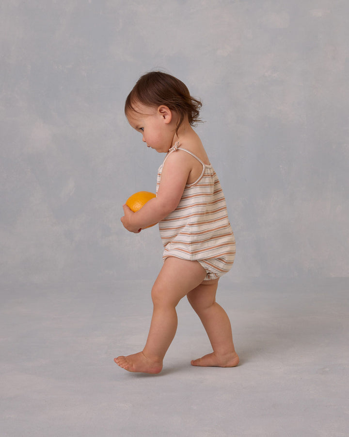 NALA ROMPER || GRAPEFRUIT STRIPE
