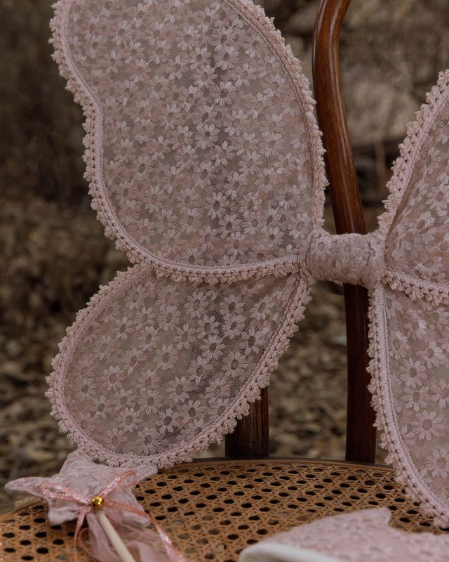 WINGS || ROSE EMBROIDERED DAISY