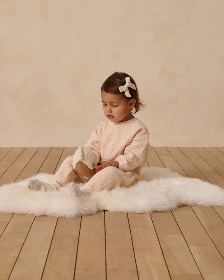 TEXTURED SWEAT SET || ANTIQUE