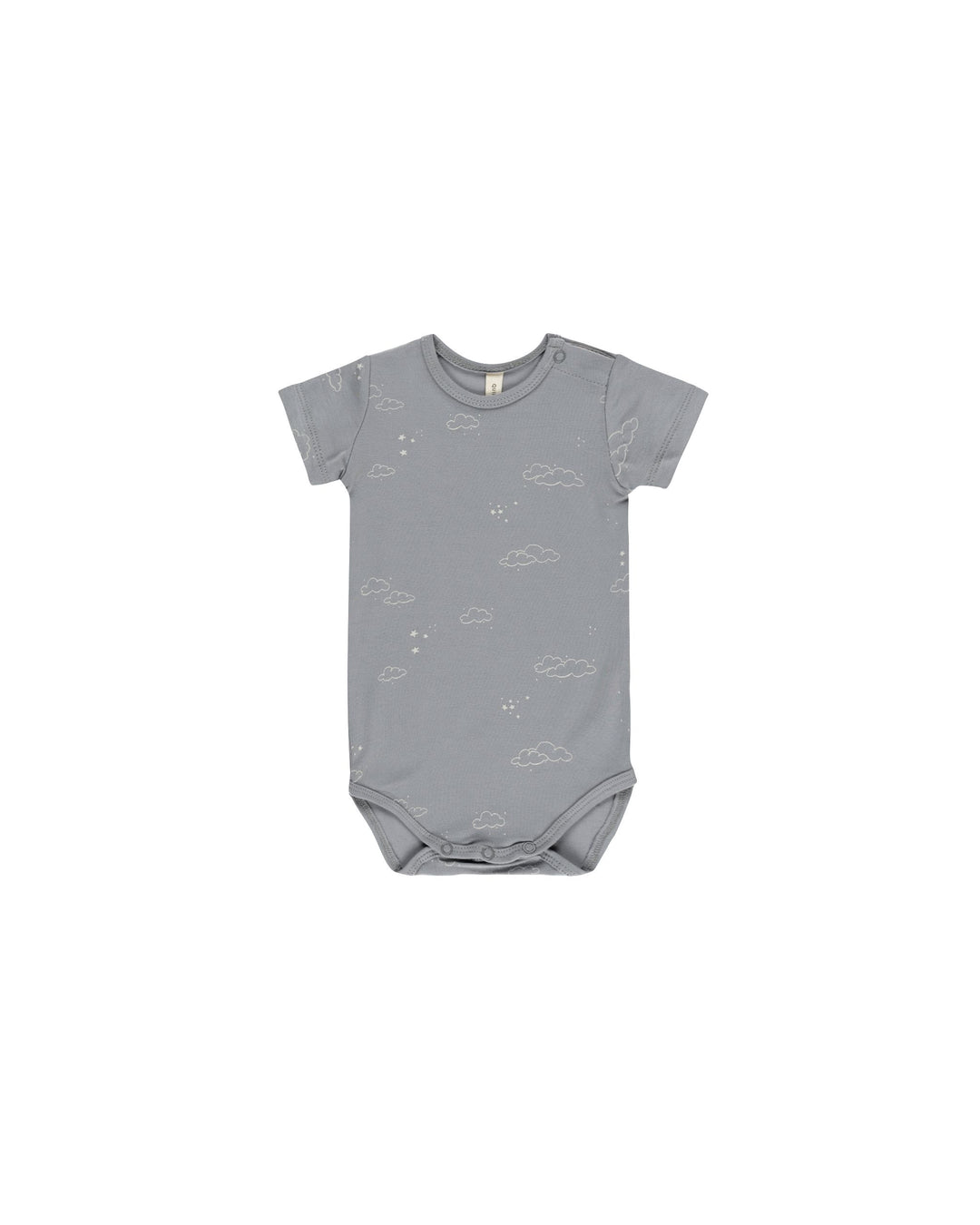 BAMBOO SHORT SLEEVE BODYSUIT || CLOUDS