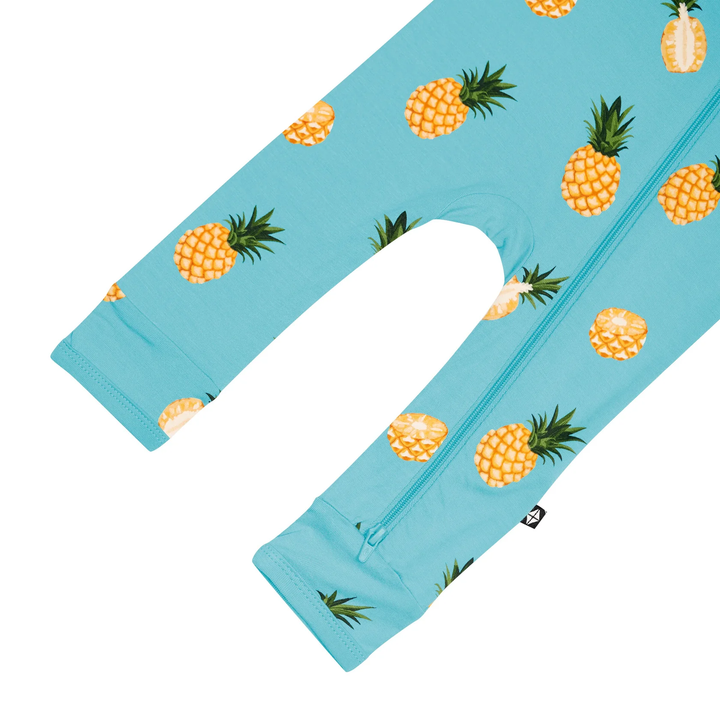 ZIPPERED ROMPER || PINEAPPLE