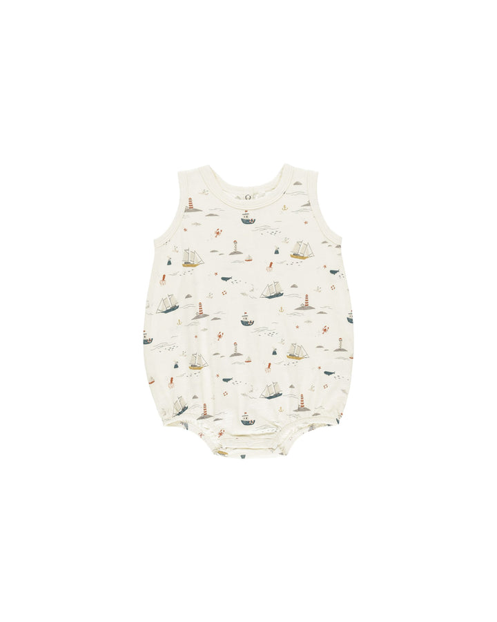 BUBBLE ONESIE || NAUTICAL