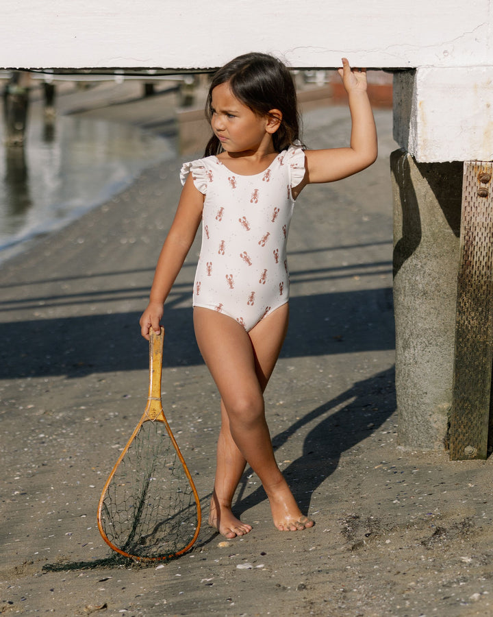 SCOOP BACK ONEPIECE || LOBSTERS