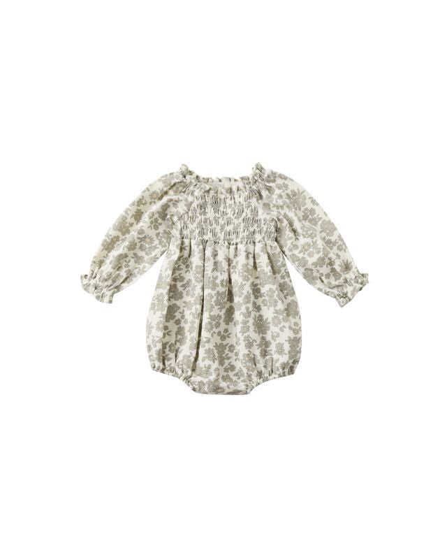EDEN ROMPER || GREEN FLORAL