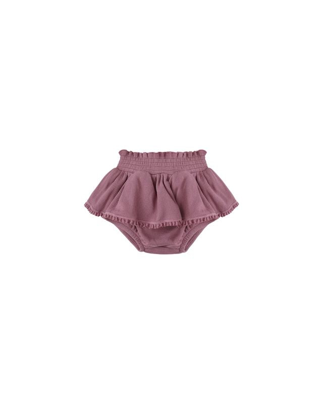 SKIRTED BLOOMER || MULBERRY
