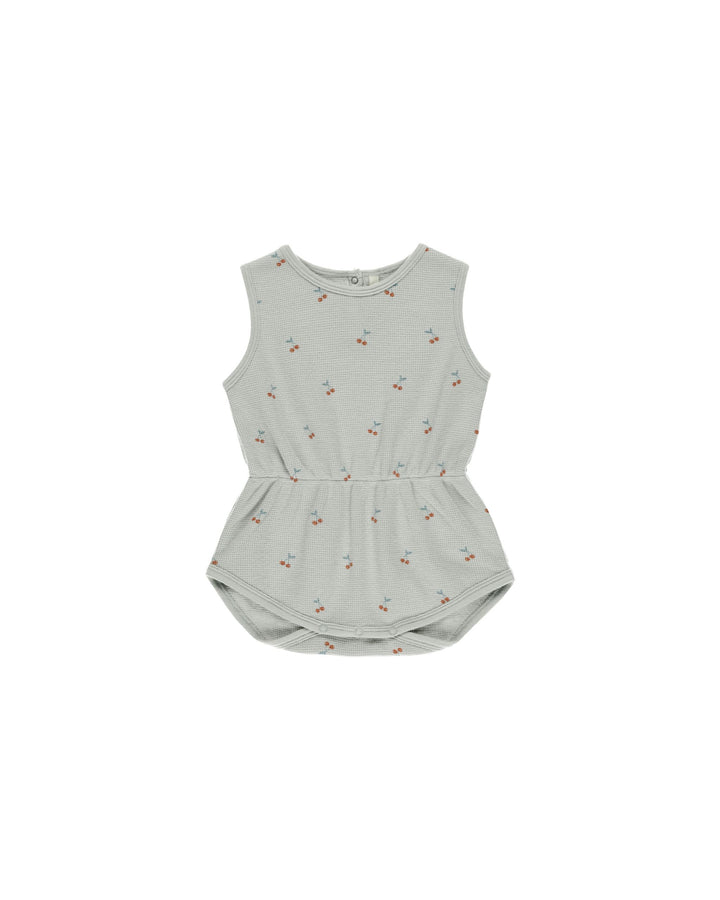 CINCH CHERRY PLAYSUIT || CHERRIES