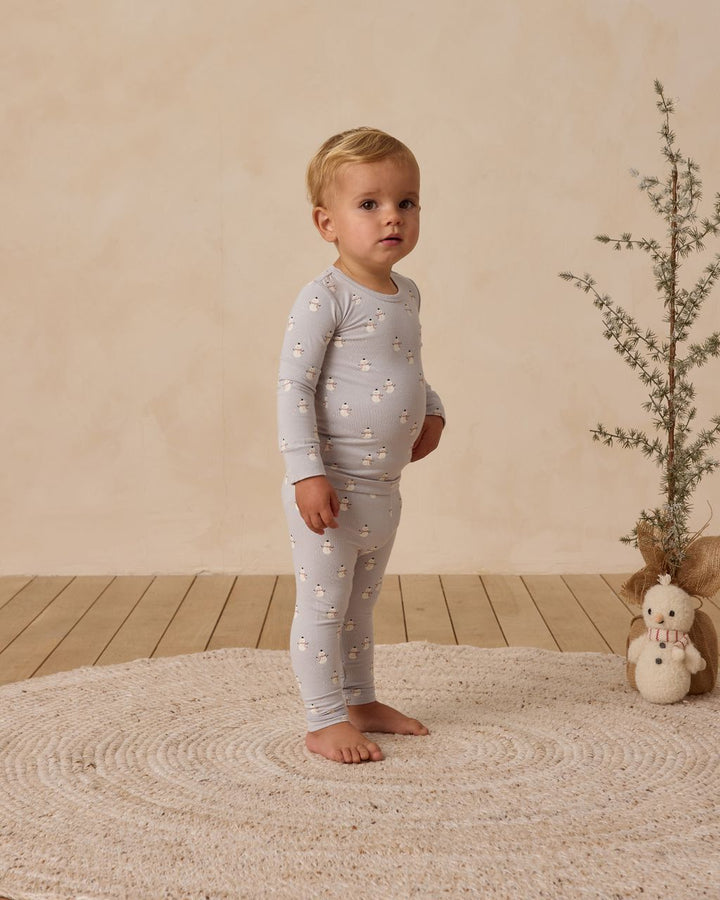 BAMBOO PAJAMA SET || SNOWMEN