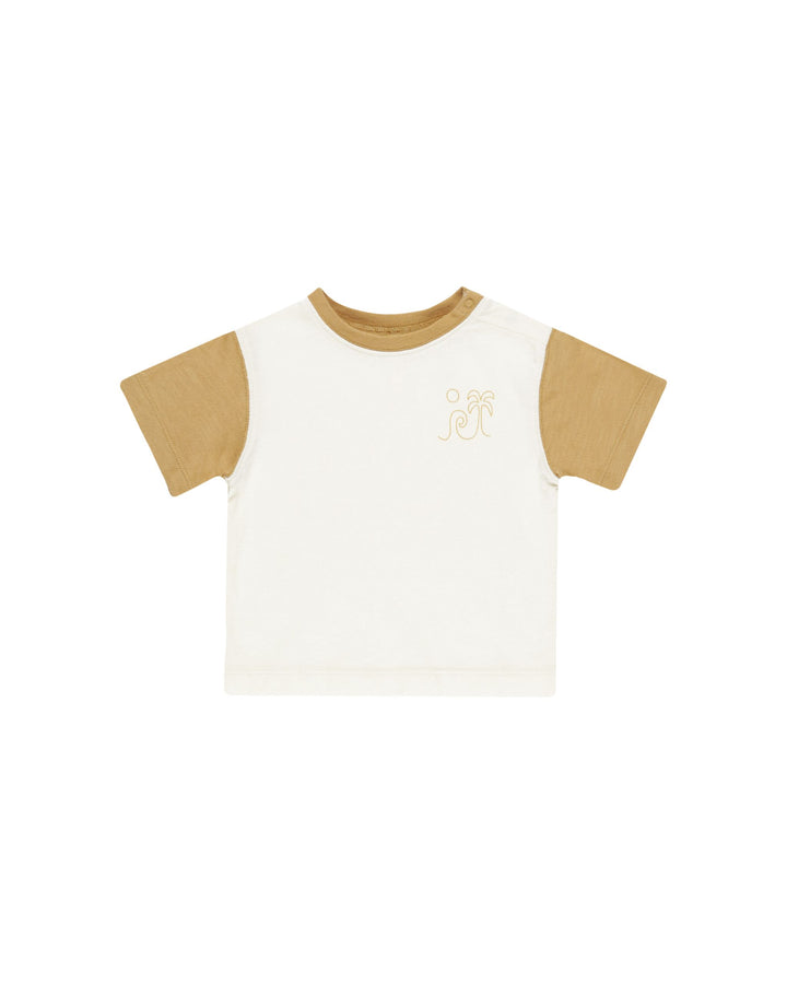 CONTRAST SHORT SLEEVE TEE || SUMMER VIBES