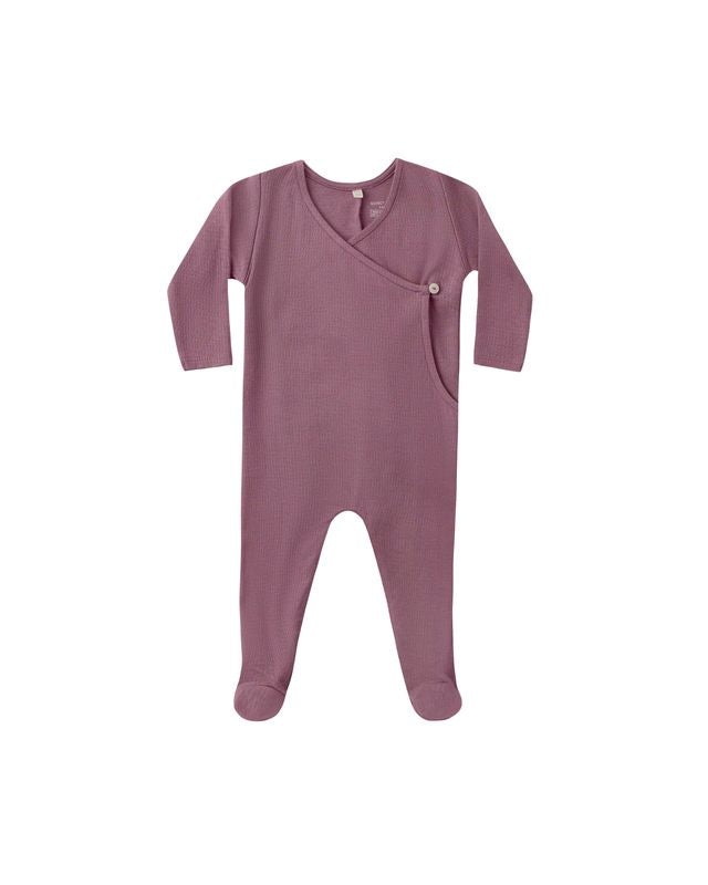 POINTELLE WRAP FOOTIE || MULBERRY