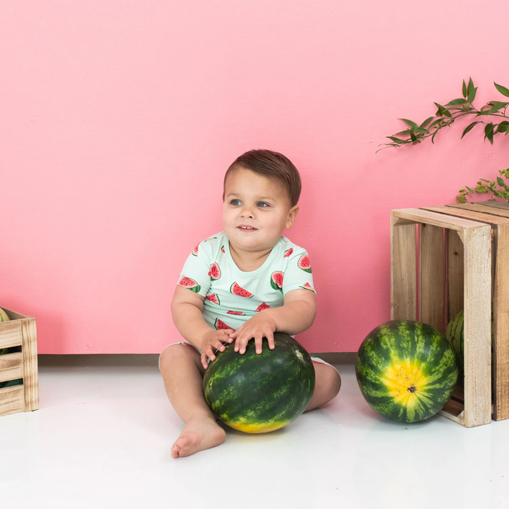 SHORT SLEEVE PAJAMAS || WATERMELON
