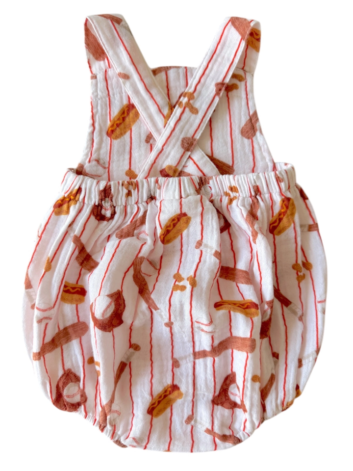 MUSLIN RETRO SUNSUIT || BASEBALL GAME