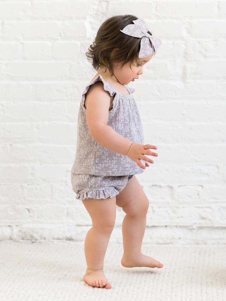 ORGANIC SUKI MUSLIN TANK SET || LUCIA FLORAL