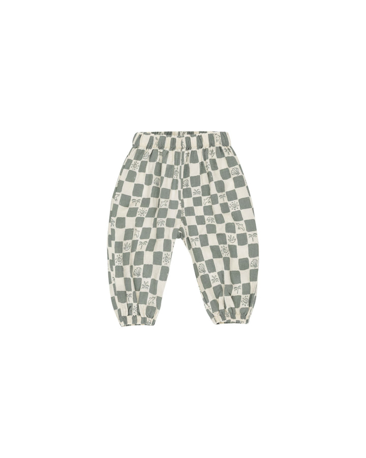PARACHUTE PANT || COASTAL CHECK
