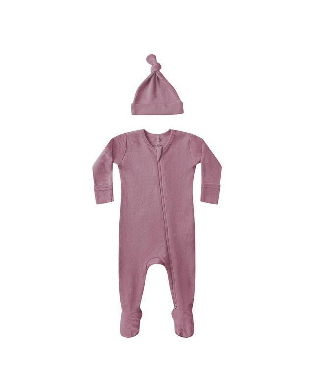 WAFFLE SLEEP SET || MULBERRY