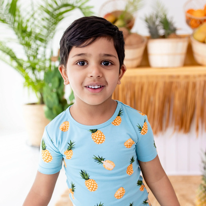 SHORT SLEEVE PAJAMAS || PINEAPPLE