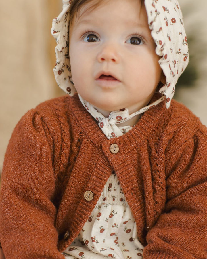 HOLLY CARDIGAN || CRANBERRY