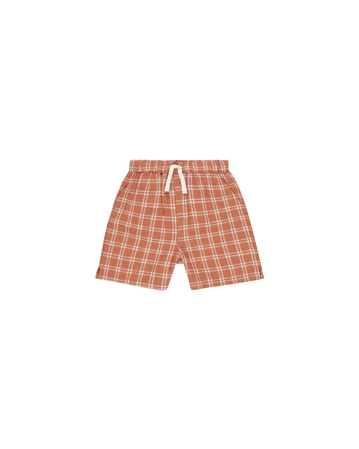 PERRY SHORT || POPPY CHECK