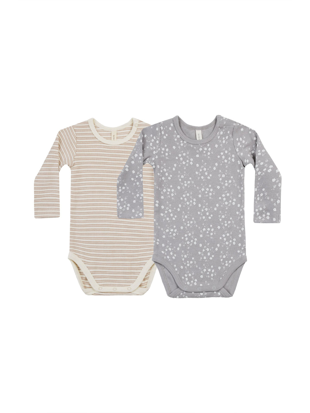 RIBBED BODYSUIT, 2 PACK
