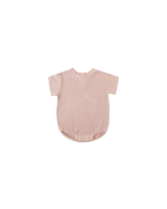 RELAXED BUBBLE ROMPER || ROSE