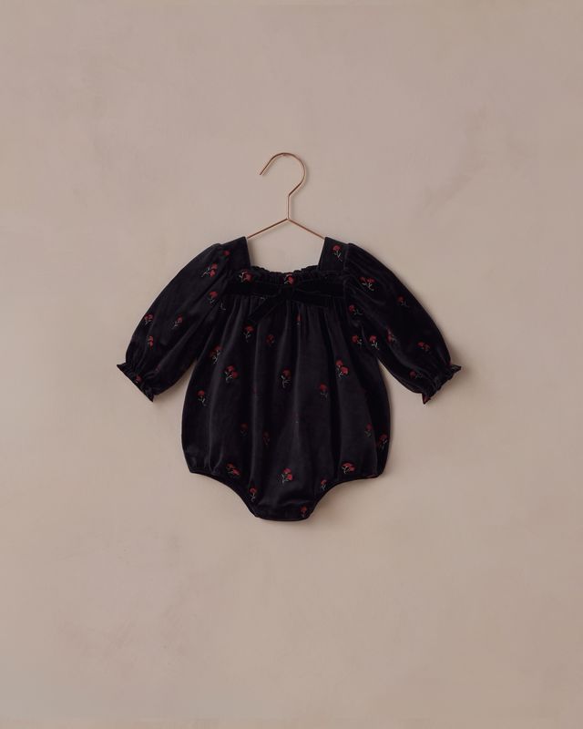 ANNETTE ROMPER || VELVET FLORAL