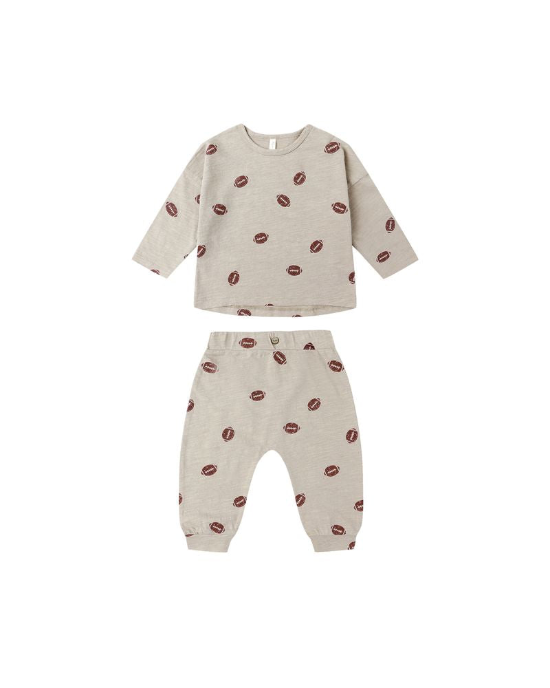 TEE + PANT SET || FOOTBALLS