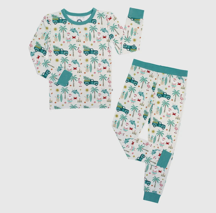 BAMBOO KIDS PAJAMAS || COASTAL CHRISTMAS