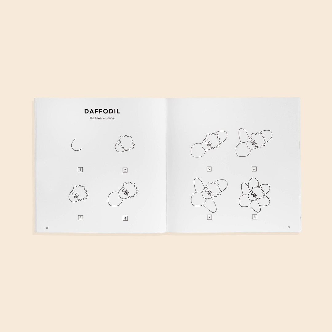 how to draw || modern flowers