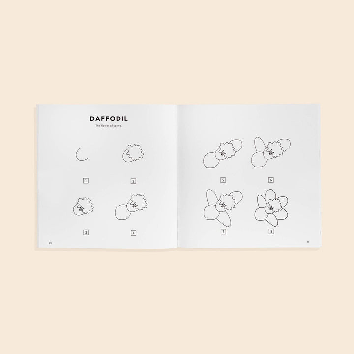 how to draw || modern flowers